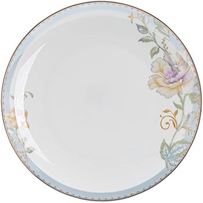 Camping Plates Elegant and Exquisite Ceramic Dinner Plates, Household Dishes, High-end Dishes and Tableware Decorative Plate