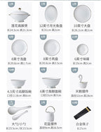 European Dish Set Bone China Tableware Complete Kitchenware