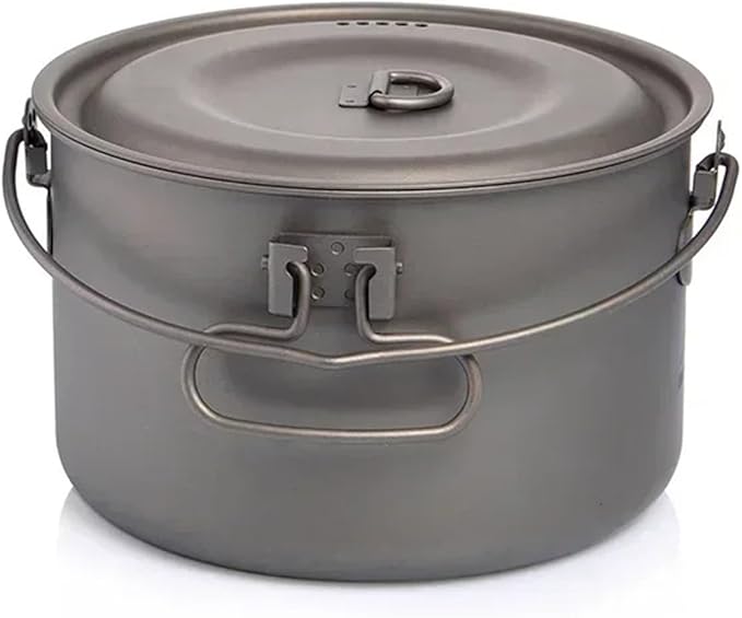 Compatible for Widesea Titanium Cookware Set, Outdoor Camping Tableware with Pot for Picnic, Hiking and Trekking