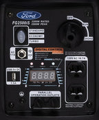 Ford 2500 Watt Gas Inverter Generator, Small Portable & Quiet, Home Use, Camping, Outdoor, CARB Compliant, Parallel Capability, Built Ford Tough, Generadores De Gasolina Silencioso, FG2500IS