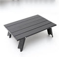 Outdoor Camping Portable Foldable Mini Table for Tours Beach Picnic Barbecue Tableware Folding Computer Desk Camping Accessories (Color : Red) (Black)