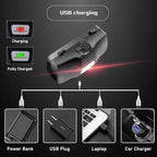 WINDFIRE Red Light Hunting Headlamp High Lumen, Super Bright LED Zoomable Head Lamp Motion Sensor, Headlight Rechargeable, Perfect for Astronomy, Aviation, Night Observation
