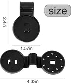 Shade Cloth Heavy Duty Lock Grip, 100 Pcs Shade Cloth Plastic Clips Windproof Awning Clamp Grip, Greenhouse Shade Cloth Fix Clamp Tent Clips Accessory for Garden Netting Sun Shade Net (Black-100 Pcs)