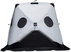 QUQUQ Camping Hiking Tent Automatic Pop Up Camping Tent Panda Shape with 2 Doors Waterproof Instant Tent for Family Hiking Outdoor Tent