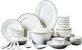 European Kitchenware Ceramic Tableware Set 56 Piece Tableware Dish Set