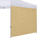 COOSHADE Instant SunWall 10x10 SideWall for Pop Up Canopy Tent, 1 Pack Door Wall Only, Beige