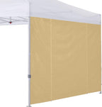 COOSHADE Instant SunWall 10x10 SideWall for Pop Up Canopy Tent, 1 Pack Door Wall Only, Beige
