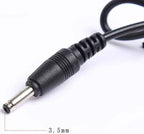 Pocketman 3.7-4.2V Li-ion AC Charger Cable Cord Car Charger Adapter for Rechargeable Flashlight Headlamp Headlight Torch