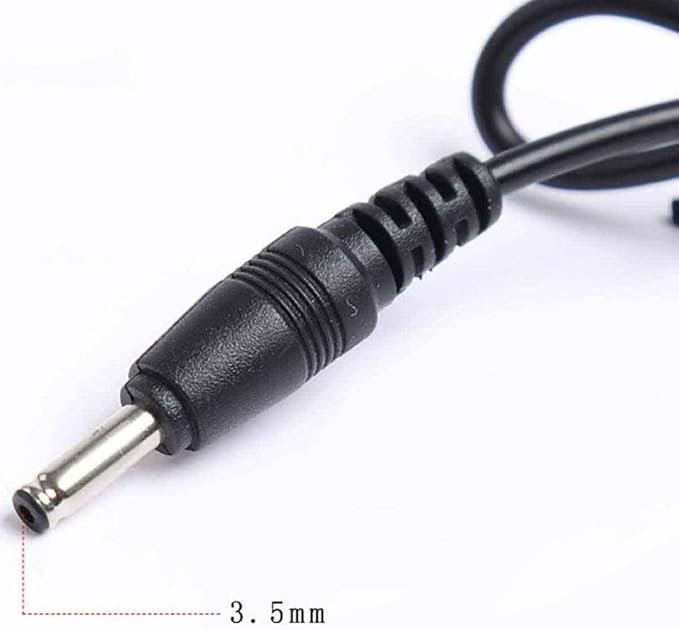 Pocketman 3.7-4.2V Li-ion AC Charger Cable Cord Car Charger Adapter for Rechargeable Flashlight Headlamp Headlight Torch