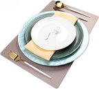 Tableware Set,Cutlery Western Plate Restaurant Table Dinner Plate Plate Placemat Napkin Set