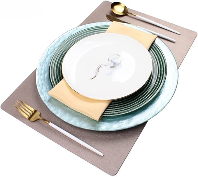 Tableware Set,Cutlery Western Plate Restaurant Table Dinner Plate Plate Placemat Napkin Set