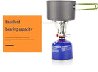 MDybf Camping Cookware Kit Camping Pot Outdoor Cooking Set Mountaineering Backpacking Tableware Utensils Kit Foldable for Travel Hiking Picnic