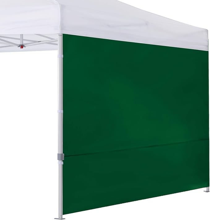 COOSHADE Instant Canopy SunWall 10x10 Canopy SideWall for Pop up Canopy Tent, 1 Pack Sidewall Only, Forest Green