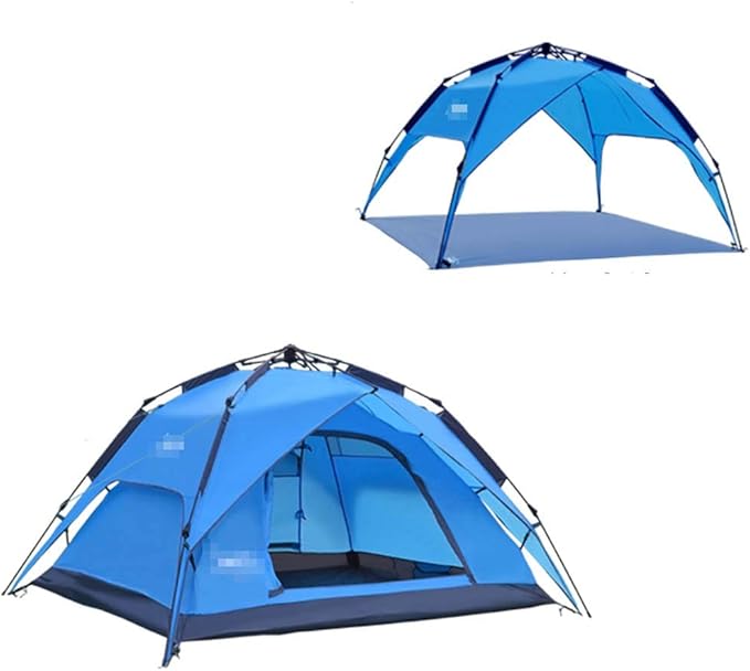 GeRRiT Tent Fully Automatic Hydraulic Outdoor Tent 2 People Rainproof Wild Camping Mountaineering Riding Family Double Tent Waterproof Tents Camping Tents Small awnings Backpacking Tents Beach Tents