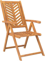 Reclining Patio Chairs 2 pcs,Outdoor Chairs,Leisure Chair,Reception Chair,Garden Chair,Decorative Chair,Camping Chair,Conversation Chair,for Patio,Balcony,Party, Solid Wood Acacia