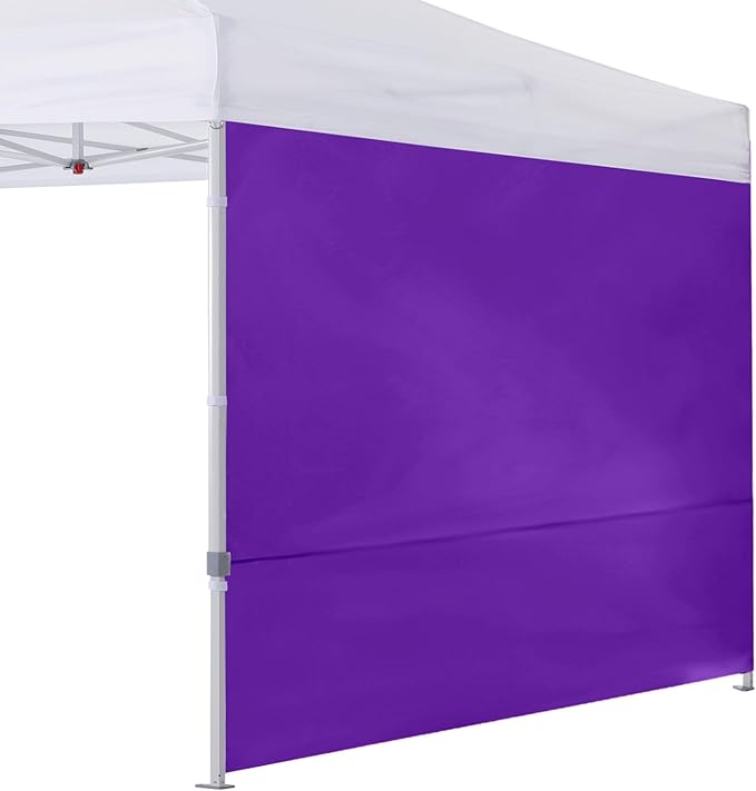 COOSHADE Instant Canopy SunWall 10x10 Canopy SideWall for Pop up Canopy Tent, 1 Pack Sidewall Only, Purple