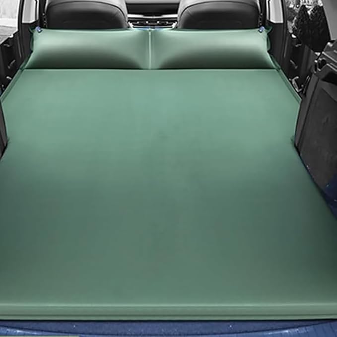 Car Inflatable Mattress for Benz G Class G500 G550 G63 AMG 2019-2023 2024,Folding Air Bed Cushion Outdoor Camping Travel Portable Sleeping Pad Car Accessories,Green