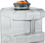 ASIEIT 3.2 Gallon Water Jug with Spigot, Portable Water Tank BPA Free, Leak-Proof Water Containers for Camping Water Storage Containers for Emergency Outdoor Hiking Picnic, Green/Black/Yellow