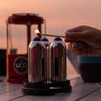 UCO Candlelier Candle Lantern, Candle Lanterns for Real Candles, Perfect Outdoor Gear for Camping or for Power Outages, Includes 3 Long Burning Candles
