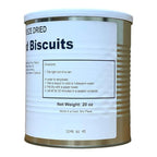 Military Surplus Freeze Dried Real Baked Biscuits – #10 Can – 25+ Year Shelf Life – Ready to Eat Emergency Food – Survival, Camping, Hiking, Hunting Meals – Long-Term Storage 10–12 Biscuits – Pack of 1