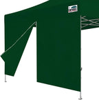 Eurmax USA Instant Canopy SunWall Canopy Middle Zipper Wall for Easy Entry and Exit Sidewall for Pop Up Canopy Tent,1 Pack Sidewall Only (10Ft×5.6Ft,Forest Green)