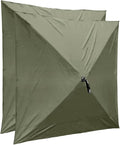 Clam Quick-Set Wind & Sun Panels – 2-Pack Green Accessory for Screen Shelter – Durable Sidewalls for Shade, Wind & Privacy – Easy Setup with Carry Bag – Tent Not Included
