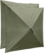 Clam Quick-Set Wind & Sun Panels – 2-Pack Green Accessory for Screen Shelter – Durable Sidewalls for Shade, Wind & Privacy – Easy Setup with Carry Bag – Tent Not Included