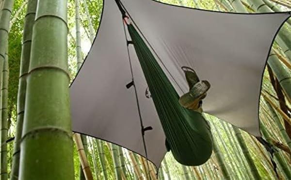 ENO, Eagles Nest Outfitters ProFly Rain Tarp, Ultralight Hammock Accessory, Charcoal