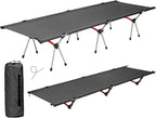 Folding Bed Outdoor Portable Folding Bed Camp Cot Camping Equipment Sleeping Bed for Camping Picnic Hiking Backpacking Portable Bed (Color : Khaki)