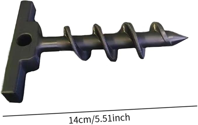 Earth Anchor Spiral Windproof Multipurpose Stand Base Tent Stake Tent Sand Anchor for Sheds Camping Swing Backpacking Outdoor