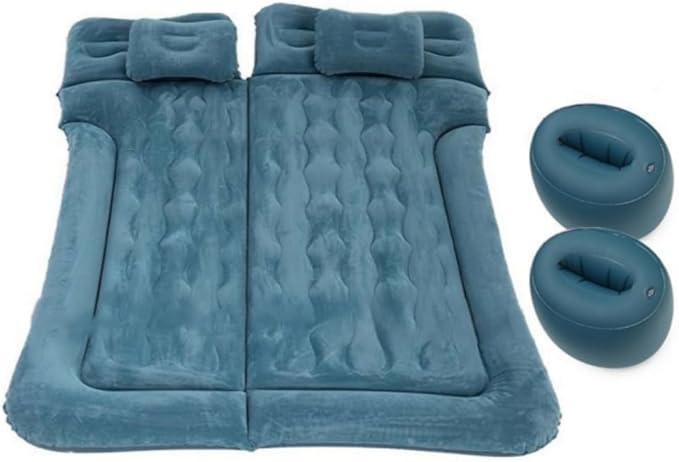 Car Air Mattress for, Travel Bed, Camping Bed Cushion, Inflatable Vehicle Air Cot, Portable Sleeping Pad, Inflatable Mattress,Dark Green