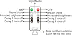 LED Flame Lights with Remote Timer, Flame Lamp 4 Modes USB Rechargeable Fire Lights Indoor Campfire Outdoor Decorative Lantern Hanging Lamps Fireplace Romantic Light for Home Party Camping Bar
