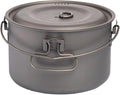 Compatible for Widesea Titanium Camping Tableware Cookware Set, Outdoor Cooking Pot Picnic Kitchen Hiking Trekking(2900ml)