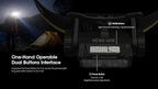 Nitecore HC60 UHE 1600 Lumen Headlamp, USB-C Rechargeable with White and Red Beams for Night Runing, Camping, Hiking, Hunting, and Industrial Work Sticker