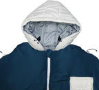 Thermotuff Wearable Sleeping Bag with Dual Hoodie, Zippered Arm Holes, Pockets & Adjustable Drawstring - Ideal for Camping, Cold Weather Hiking, and Stadium Sak Blanket