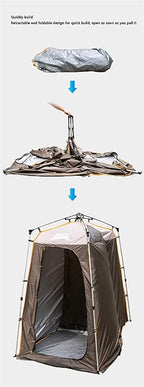 Camping Tent,Shower Tent, Large Double Room Large Space Indoor Outdoor Bathing and Changing Tent Photography Shower Changing Household Mobile Toilet Changing Room