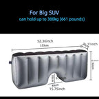 Inflatable Car Air Mattress Back Seat Bed, Heightened Back Seat Gap Filler Pad Extender for SUV Camping Sleeping Travel Rest