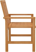 Patio Dining Chairs 2 pcs,Outdoor Chairs,Decorative Chair,Reception Chair,Picnic Chair,Camping Chair,Breakfast Chair,Bistro Chair,for Backyard,Garden,Porch,Solid Wood Acacia