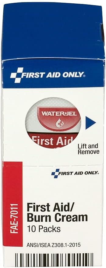 First Aid Only FAE-7011 SmartCompliance Refill Burn Cream Packets, 10 Count