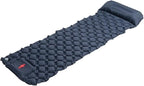 Inflatable Camping Mats Air Mattress with Pillow, Self-Inflating Sleeping Pad, Portable Outdoor Tourist Mat for Hiking Climbing Backpacking Tent(Navy)