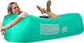 WEKAPO Inflatable Couch Air Lounger Chair - Camping & Beach Accessories, Portable Blow up Sofa for Hiking, Lawn, Indoor/Outdoor Movies & Music Festivals. Lightweight and Easy to Set Up Air Hammock