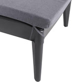 Sun Lounger with Cushion Anthracite 73.2"x23.6"x11.4" PPrecliner Chair Tanning Chair Camping Chairs Outdoor Lounge chairsSuitable for Gardens, courtyards