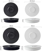 Camping Plates Ceramic Dinner Plate Creative Solid Color Dry Ice Plate Sashimi Plate Sushi Plates Salmon Plates Restaurant Specialty Tableware Decorative Plate(B 12 inch)