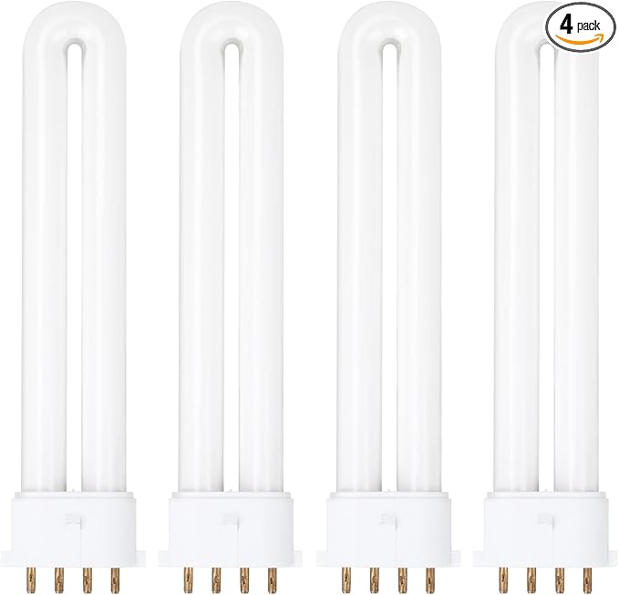 6400K 2G7 Base Camping Lantern Bulb Replacement for Rayovac F9w-1, Kandolite 96500, Coleman, Ozark Trail | 4 Pin, 580 Lumens, 10,000 Hour Lifespan