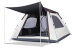 Camping Pop Up Tent for 3-4 Person, Waterproof Family Tent with Top Rainfly Instant Cabin Tent for Camping, Backpacking, Hiking Outdoor Music Festival