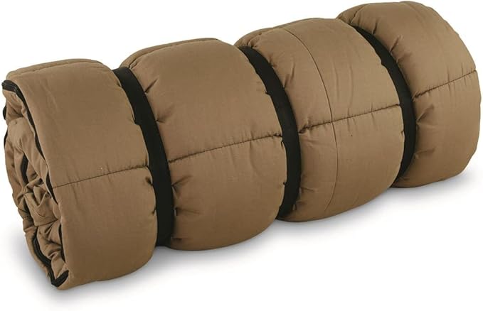 Guide Gear Sleeping Bag for Adults, Cold Weather, Winter, Hiking, Camping, Hunter, Canvas, -30 Degrees