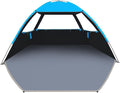 Venustas Beach Tent Sun Shelter for 3/4-5/6-7/8-10 Person, UPF 50+ UV Protection Beach Canopy, Lightweight and Easy Setup Cabana, Portable Shade Tent