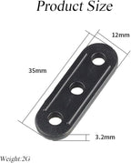 20PCS Plastic Cord Tensioners Rope Adjuster Tent Guy-Line Wind Rope Buckle Fastener Tightener for Camping Hiking Outdoor Gear Accessories