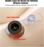 Car Inflatable Air Mattress for Chevrolet Blazer EV 2023 2024 Portable Boot Air Mattress Cushion Outdoor Travel Camping Sleeping Gear Accessories,Brown