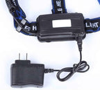 Pocketman 3.7-4.2V Li-ion AC Charger Cable Cord Car Charger Adapter for Rechargeable Flashlight Headlamp Headlight Torch